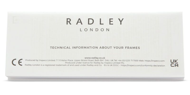 Radley RDS 6504 172 Cat Eye Transparent Burgundy lunettes de soleil ...