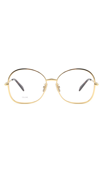 Lunettes Cline CLJM13 - Cadre Ovale Marron Vert Argent - Acétate/métal - Neuf Sans étiquette