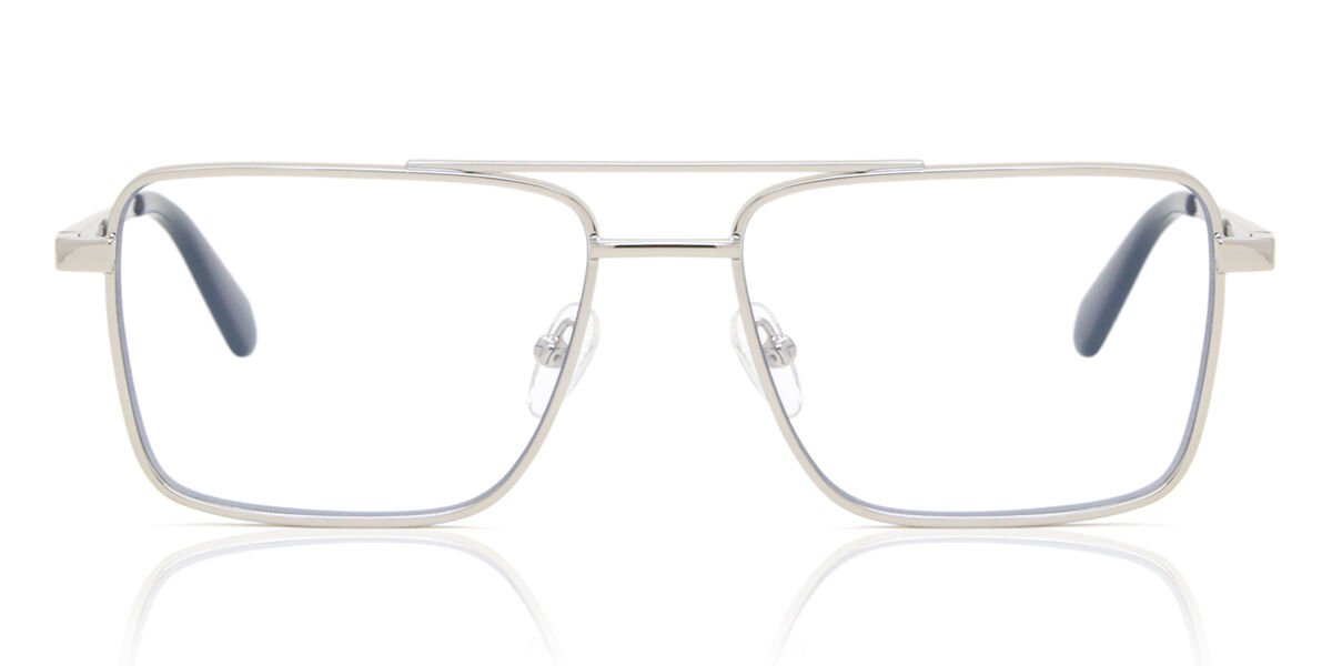Off White OPTICAL STYLE 66 Blue-Light Block 7200 Carré Argent lunettes ...