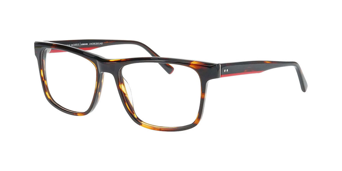 William Morris BARKING 2 5432 Carré Dark Shiny Tortoise lunettes ...
